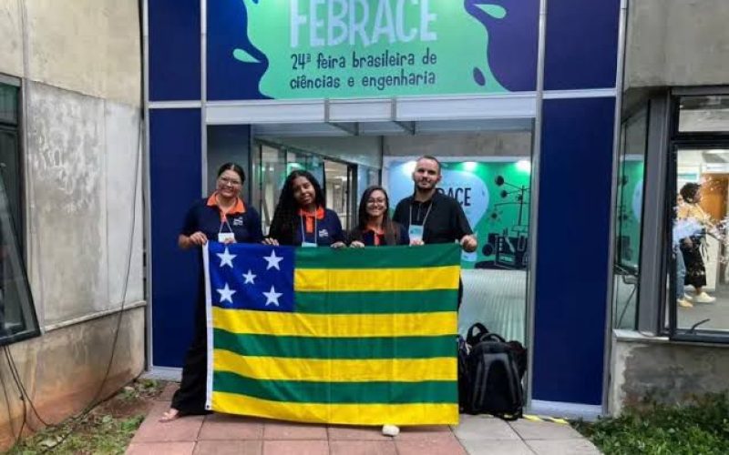Estudantes de escola pública de Goiás se destacam em feira nacional de ciências