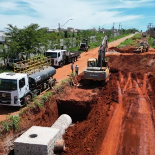 Obra de drenagem na Avenida Anápolis melhora acesso ao Polo Industrial de Senador Canedo