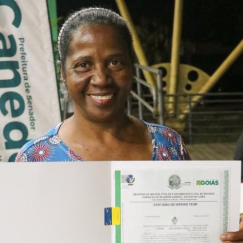 Regularização Fundiária Avança em Senador Canedo e Transforma a Realidade de Famílias no Jardim das Oliveiras